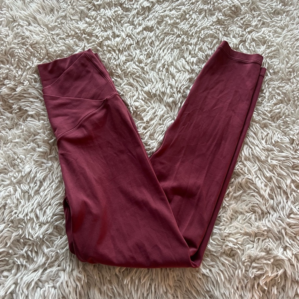 Aerie Offline Mauve Crossover Leggings